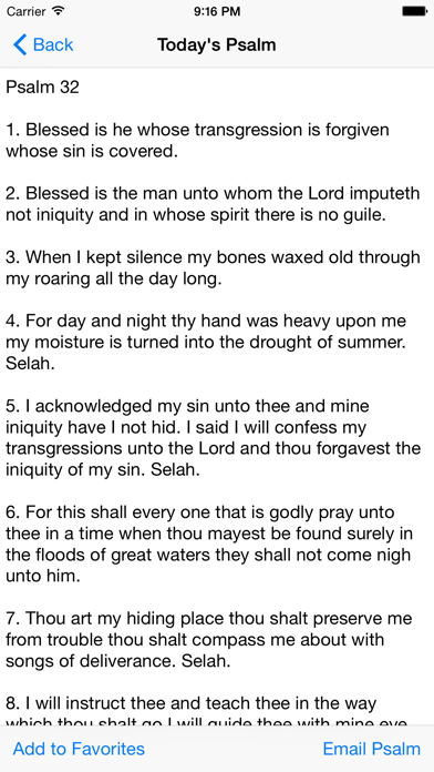 The Book of Psalms Screenshot 3