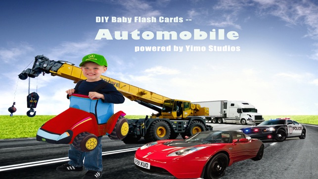 DIY Baby Flash Cards - Automobile