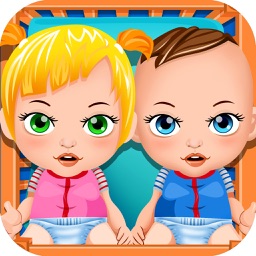 Mommy's Twins New Babies Doctor - my baby newborn mother spa salon game for kids