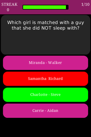 Trivia for Sex and The City - Fan Quiz for the TV series screenshot 2