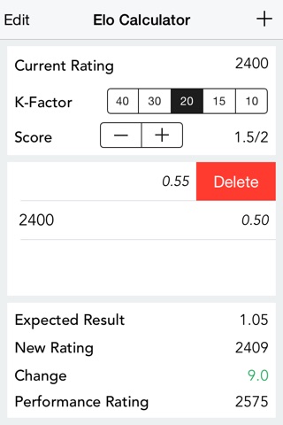 Elo Calculator - Rating Calc screenshot 2