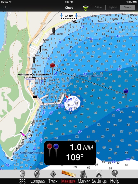 Greece West Nautical Chart HD