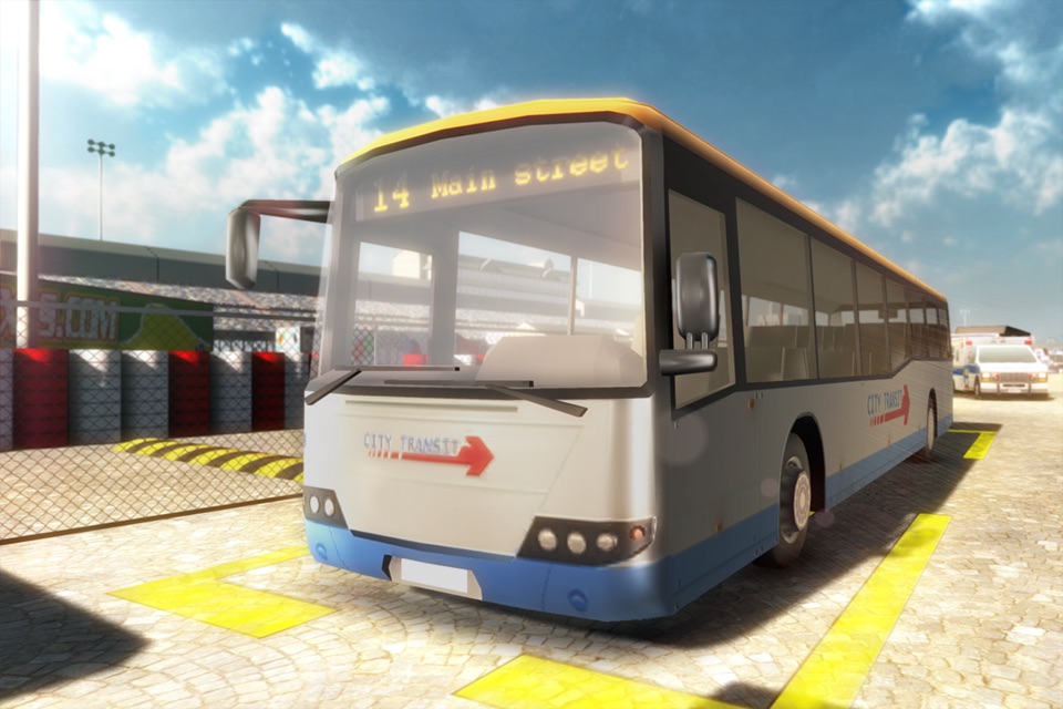 Bus Parking - Realistic Driving Simulation Free 2016 screenshot 3