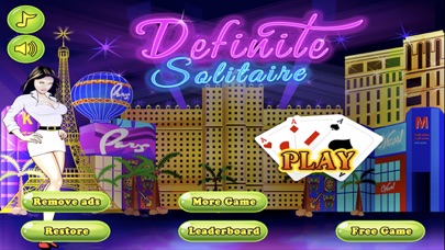 How to cancel & delete Definite Solitaire - Free Casino Card Game from iphone & ipad 1