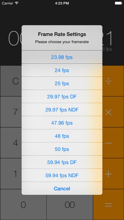 Simple Timecode Calculator screenshot-4