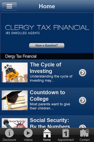 Clergy Tax Financial screenshot 2