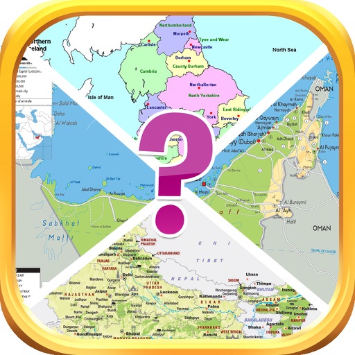 Map Quiz -What´s the Map? Icon