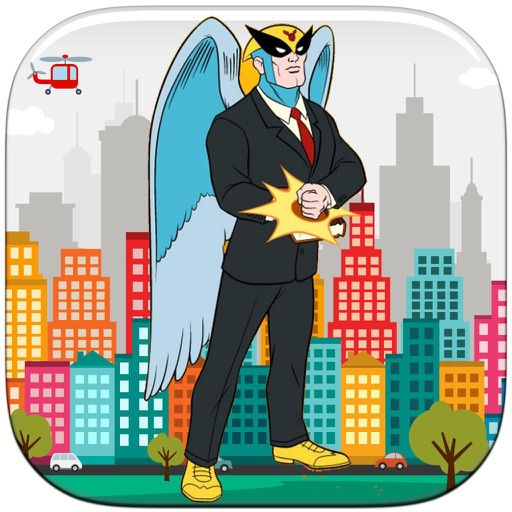 Flying Bird-Man Slider - A Super-Hero Adventure In A Crazy Star City FREE by The Other Games icon