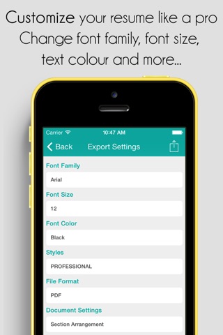 Resume Pro 2 screenshot 3