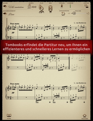 Play Beethoven – « Pour Elise » (partition interactive pour piano) screenshot 2
