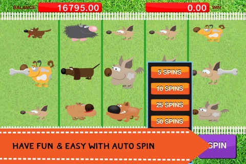 Amusing Doggies Dog - Keno Slot Machine Free screenshot 4