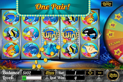 Build Big Casino Fortune of Vegas Fish Slots & Win Lucky Games Free screenshot 3