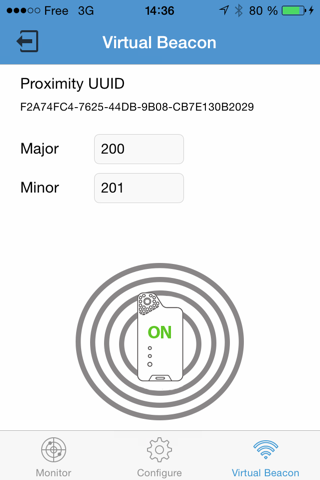uBeacon manager screenshot 2