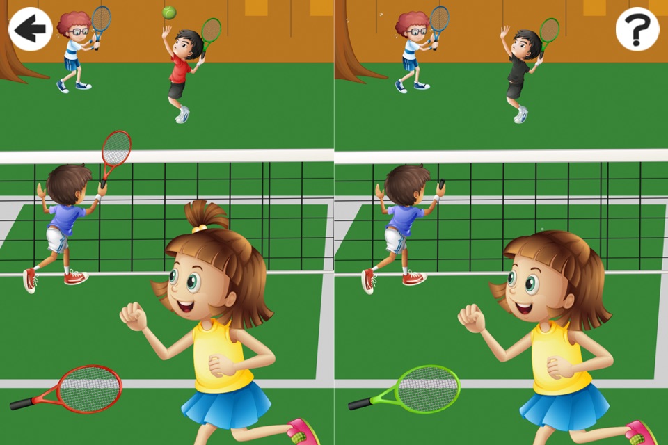 Ace the game! Learn and play on a tennis court for children screenshot 3