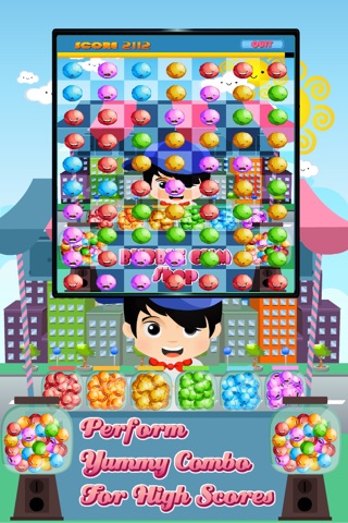 Bubble Gum Match - Jelly Matching Games for Kids and Toddler Free screenshot 2