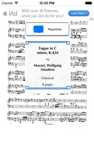 SheetRack Lite - Original Sheet Music Score Read... screenshot 3