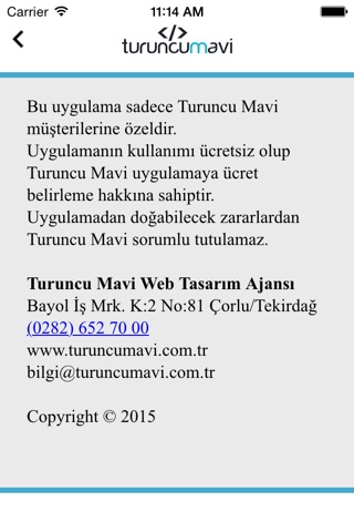 Turuncumavi Web Yönetimi screenshot 4