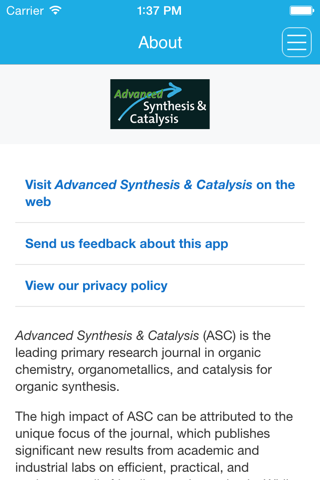 Advanced Synthesis & Catalysis screenshot 4