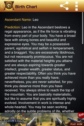 iBirth Chart screenshot 4