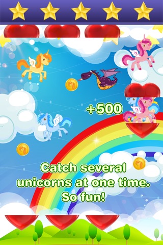 Pretty Unicorns - Magic Flying Stallion Vs. Crazy Dragon Fun Action Game screenshot 4