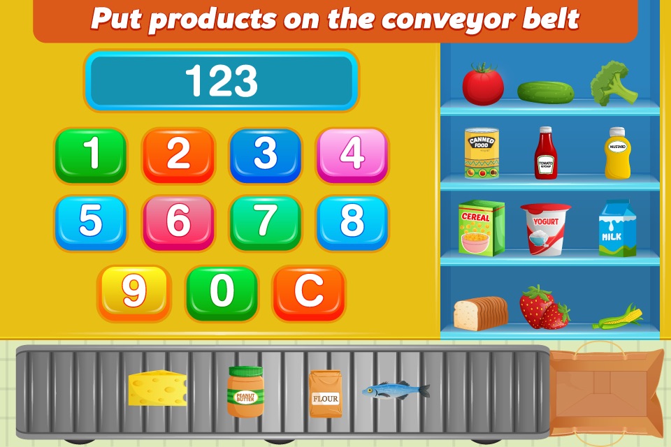My First Cash Register Free - Store Shopping Pretend Play for Toddlers and Kids screenshot 2