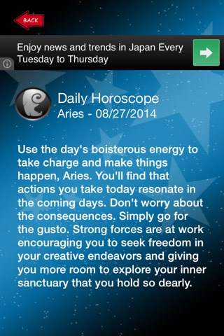 Daily Horoscope 2014 - Free App screenshot 4