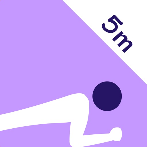 Plank 5 minutes - 30 days workout challenge icon