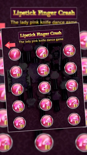 Lipstick Finger Crash : The lady pink knife dance game - Fre(圖4)-速報App