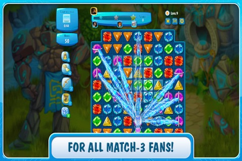 Jewel Crunch Mania - free 3 match puzzle game screenshot 2