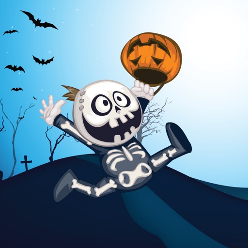 Halloween Run: Fun run game with Pumpkin, Witch and Skeleton for Kids icon