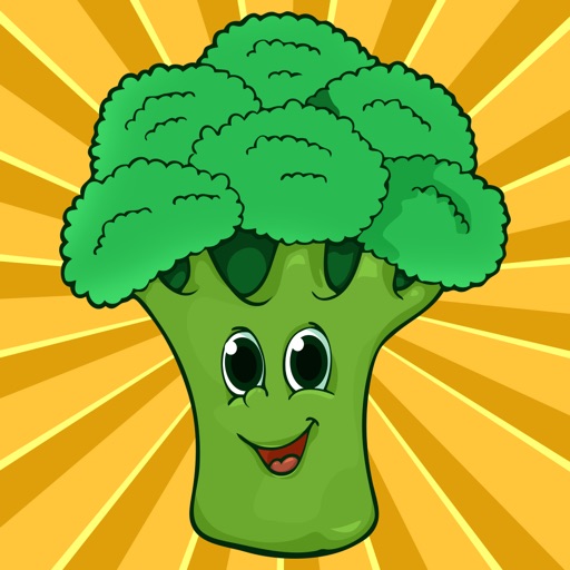A Vegetable Coloring Book for Children: Learn to color the world of food, fruits and vegetables iOS App