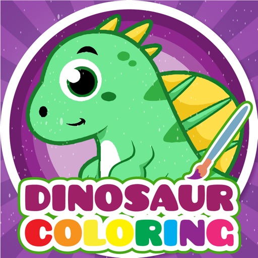 Jurassic Life Dinosaur Day Coloring Pages Third Edition iOS App