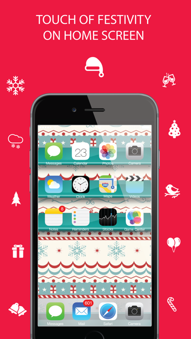 Christmas Wallpaper ® - Beautiful HD Xmas, santa claus, ornaments, design, themes, frames, shelves & backgroundsのおすすめ画像5