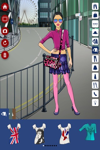 Walks in London!! Dress Up, Make Up and Hair Styling game for girls screenshot 3