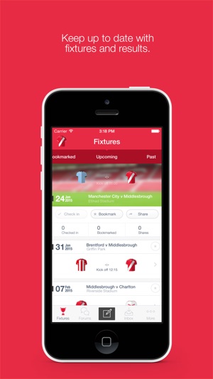 Fan App for Middlesbrough FC