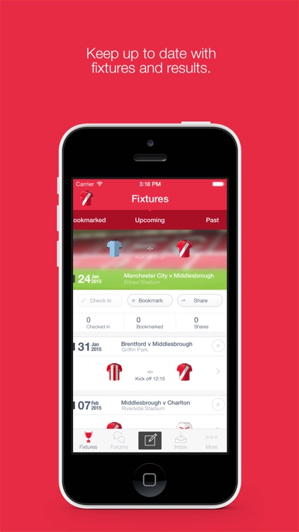 Fan App for Middlesbrough FC