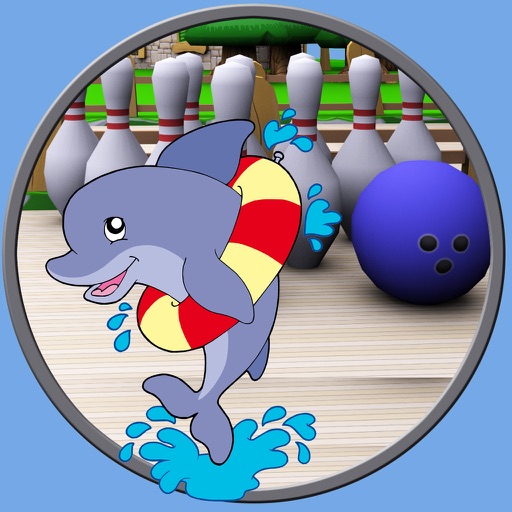 Dolphin bowling for children - free game iOS App