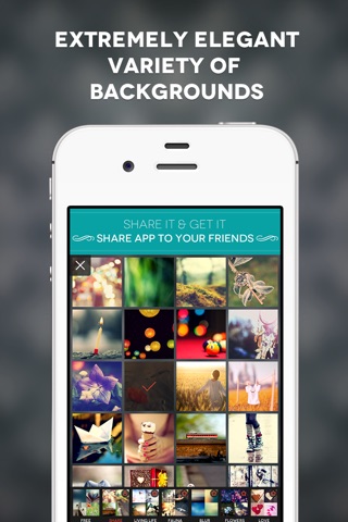 InstaPoster - Cool text, Beautiful background, and your poster is ready! screenshot 2