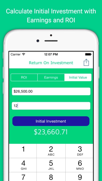 Return On Investment Calculator