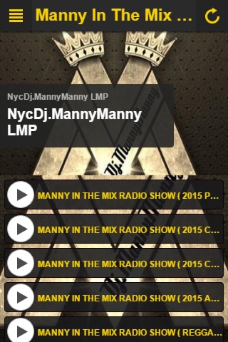 Manny In The Mix Radio Show screenshot 2