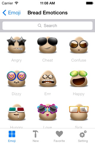 Emotion icons & Emoji keyboard & Animated Emoticon.s screenshot 4