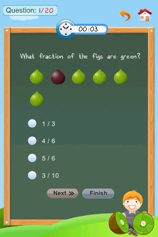 Grade 1 Math – Fraction screenshot 3