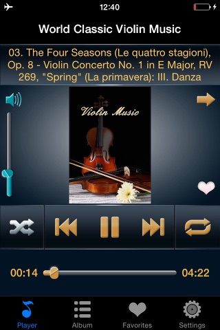 world classical violin music collection free HD screenshot 2
