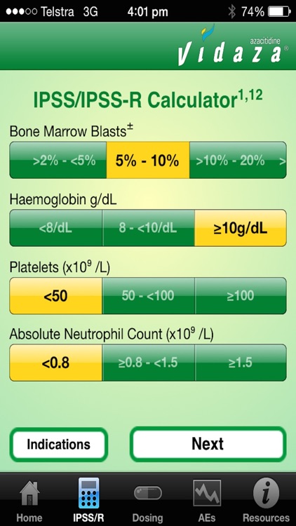 Vidaza Calculator NZ screenshot-4