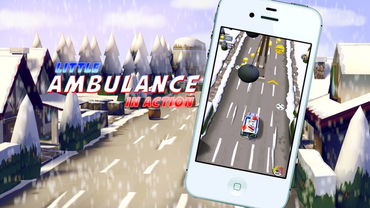 A Little Ambulance in Action Free: 3D Fun Exciting Driving for Kids with Cute Emergency Car