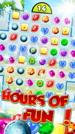 Freezin Ice Match-3 - fun candy puzzle game for jewel mania'(圖4)-速報App