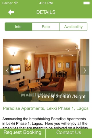 MakeItNigeria Apartment, Car & Hotel Rentals screenshot 3