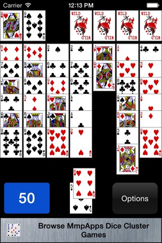 Mulligan Solitaire screenshot 2