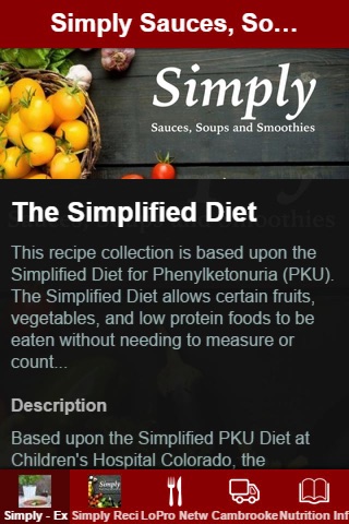 Simply Soups, Sauces screenshot 2