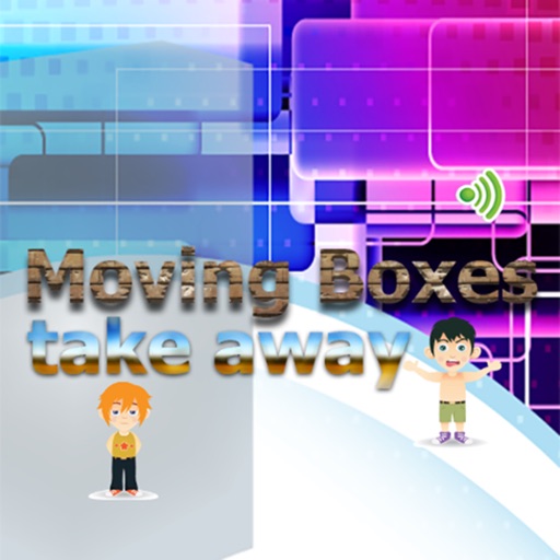 Moving Boxes take away for kids iOS App